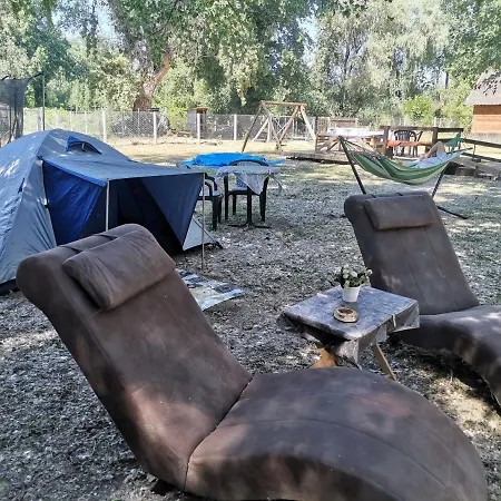 Exit Camping With Bungalow, Mobile Home, Tents, And Empty Spots With Private Acces To The Beach
