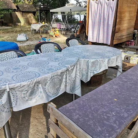 Exit Camping With Bungalow, Mobile Home, Tents, And Empty Spots With Private Acces To The Beach Campsite Novi Sad
