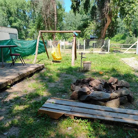 Exit Camping With Bungalow, Mobile Home, Tents, And Empty Spots With Private Acces To The Beach