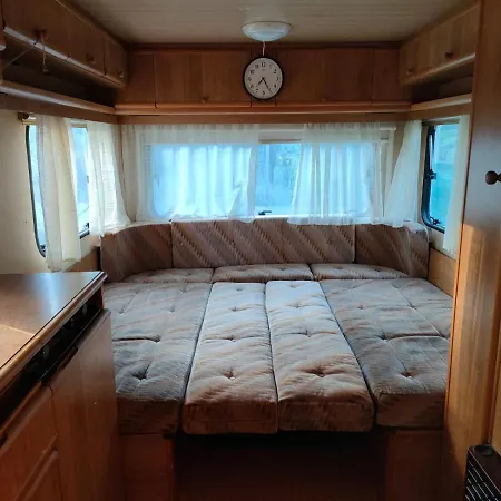 Exit Camping With Bungalow, Mobile Home, Tents, And Empty Spots With Private Acces To The Beach