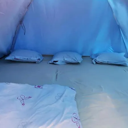 Exit Camping With Bungalow, Mobile Home, Tents, And Empty Spots With Private Acces To The Beach