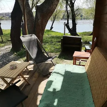 Campsite Exit Camping With Bungalow, Mobile Home, Tents, And Empty Spots With Private Acces To The Beach Novi Sad