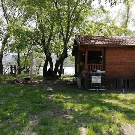 Camping Exit With Bungalow, Mobile Home, Tents, And Empty Spots With Private Acces To The