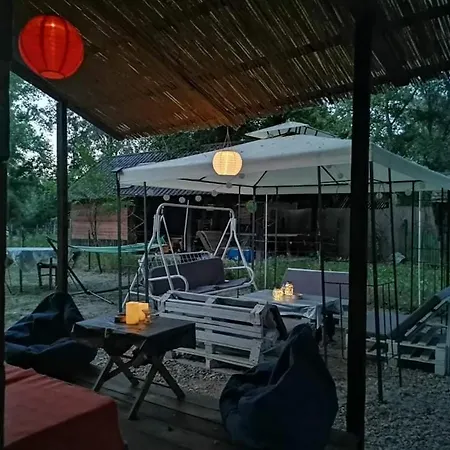 Exit Camping With Bungalow, Mobile Home, Tents, And Empty Spots With Private Acces To The Beach